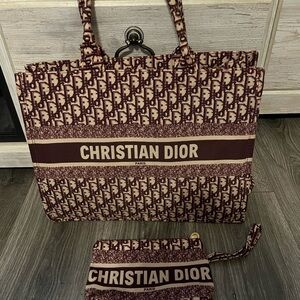 Christian Dior Tote Bag & Wristlet